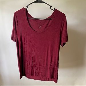 Scoop neck top